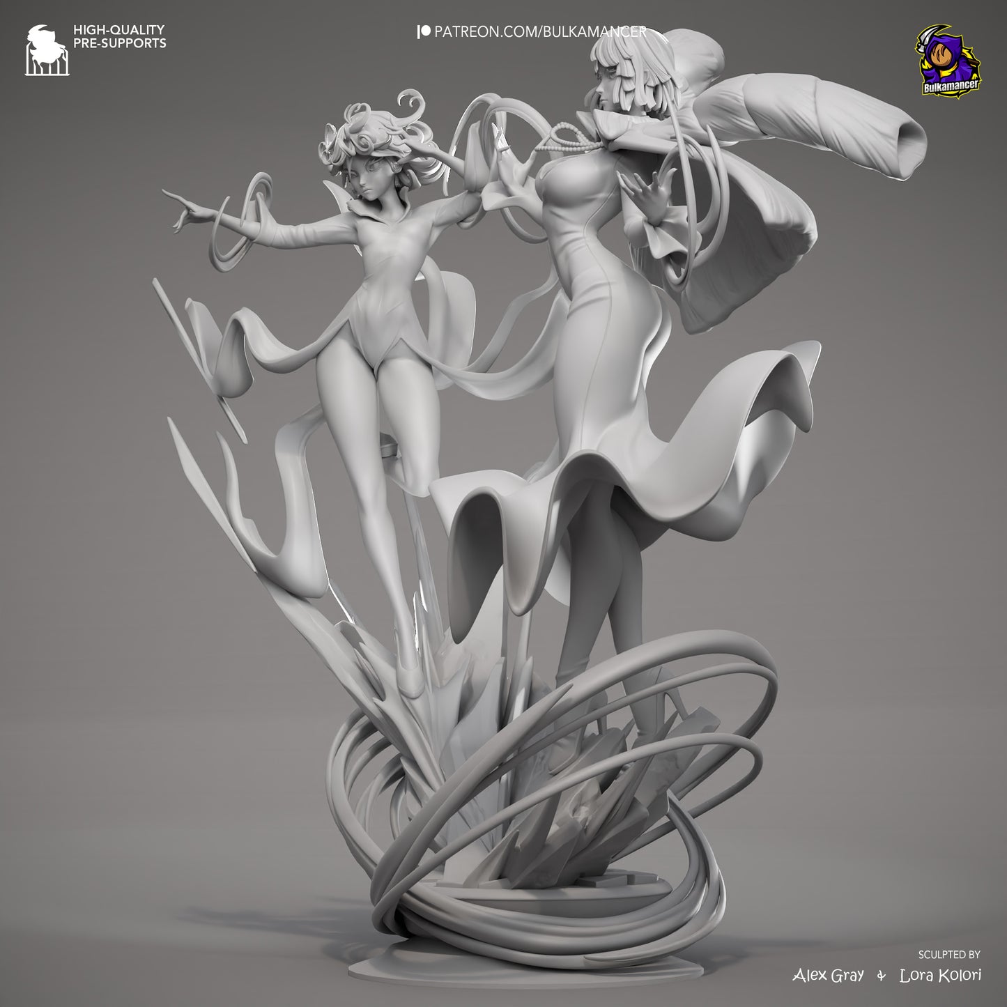 Fubuki and Tatsumaki | One-Punch Man | Handcrafted Figure