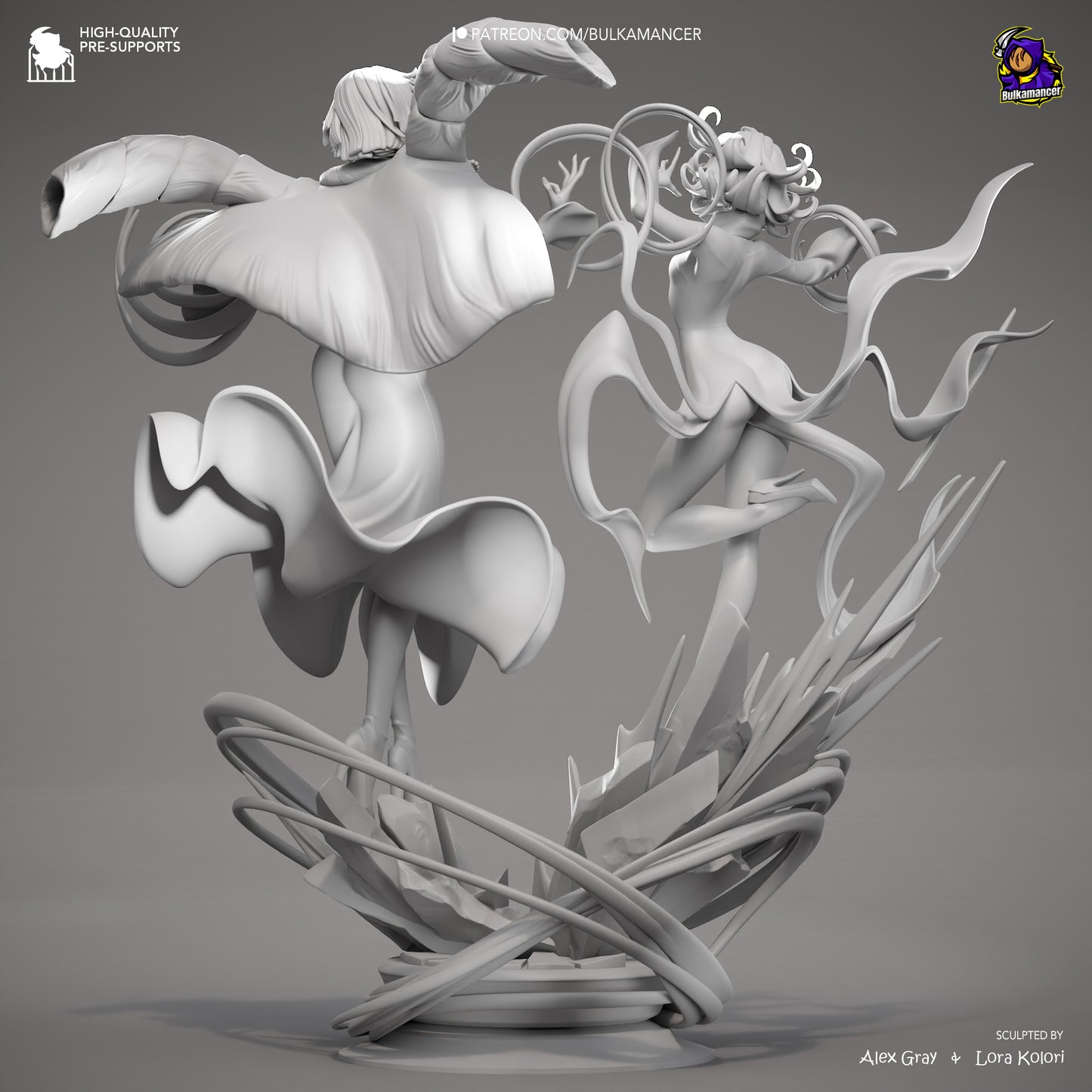 Fubuki and Tatsumaki | One-Punch Man | Handcrafted Figure