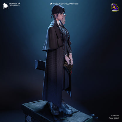 Gothic Daughter | Wednesday series | Handcrafted Figure