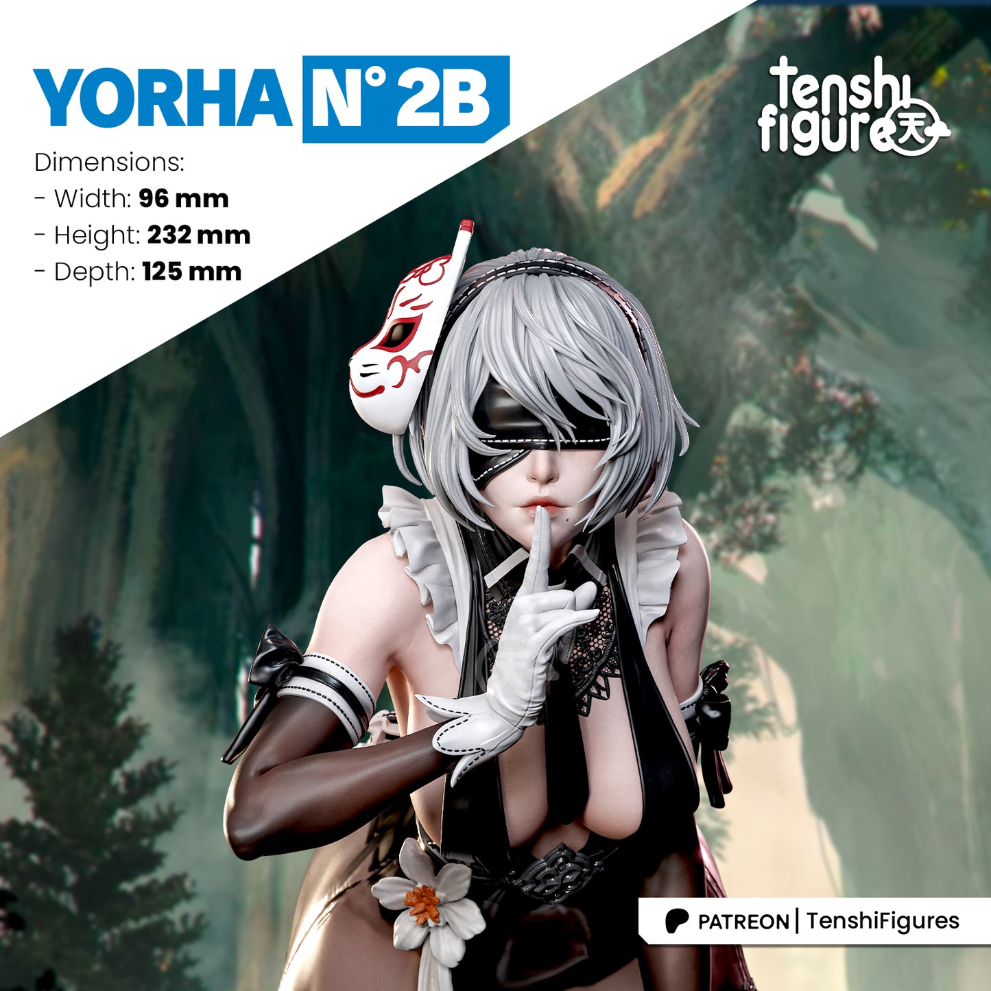 2B | Зоряний клинок X NieR Automata | Фігурка ручної роботи