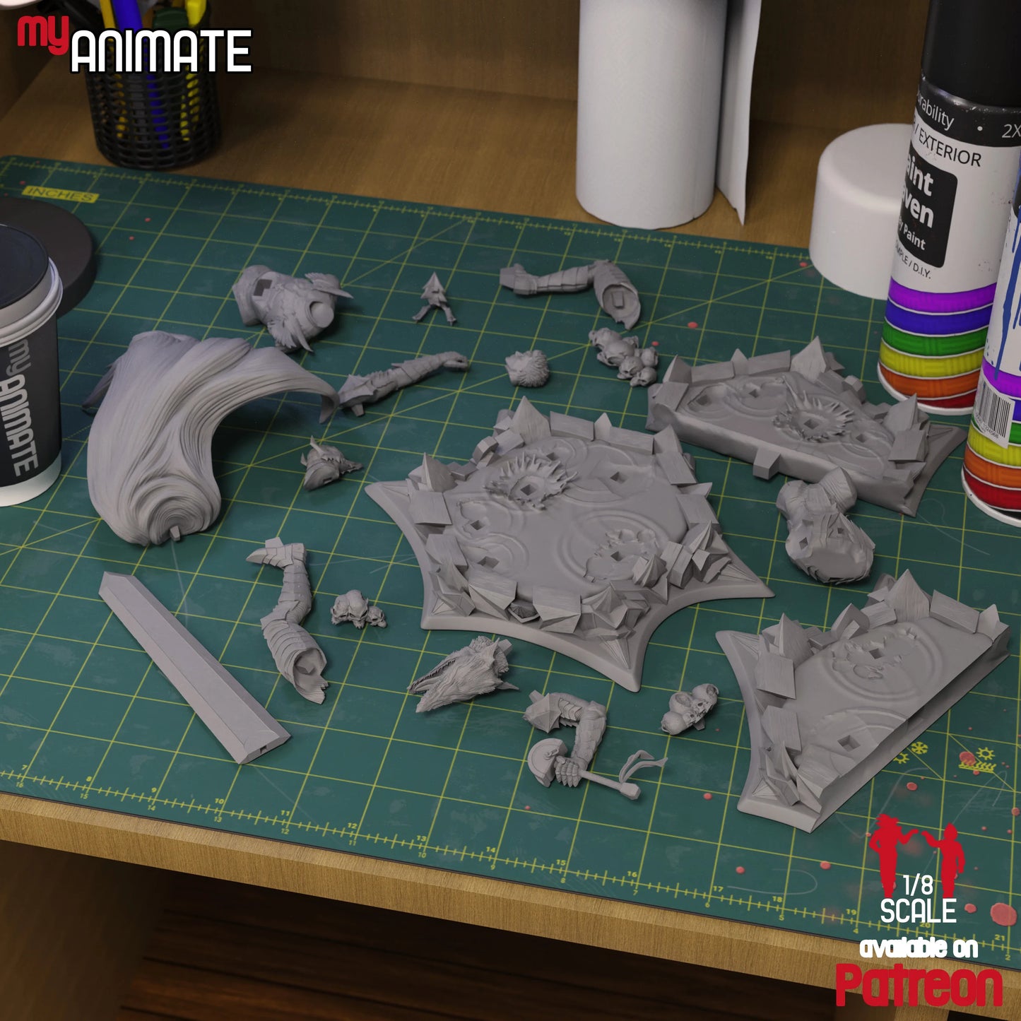 Guts Berserker Armor | Berserk | Handcrafted Figure