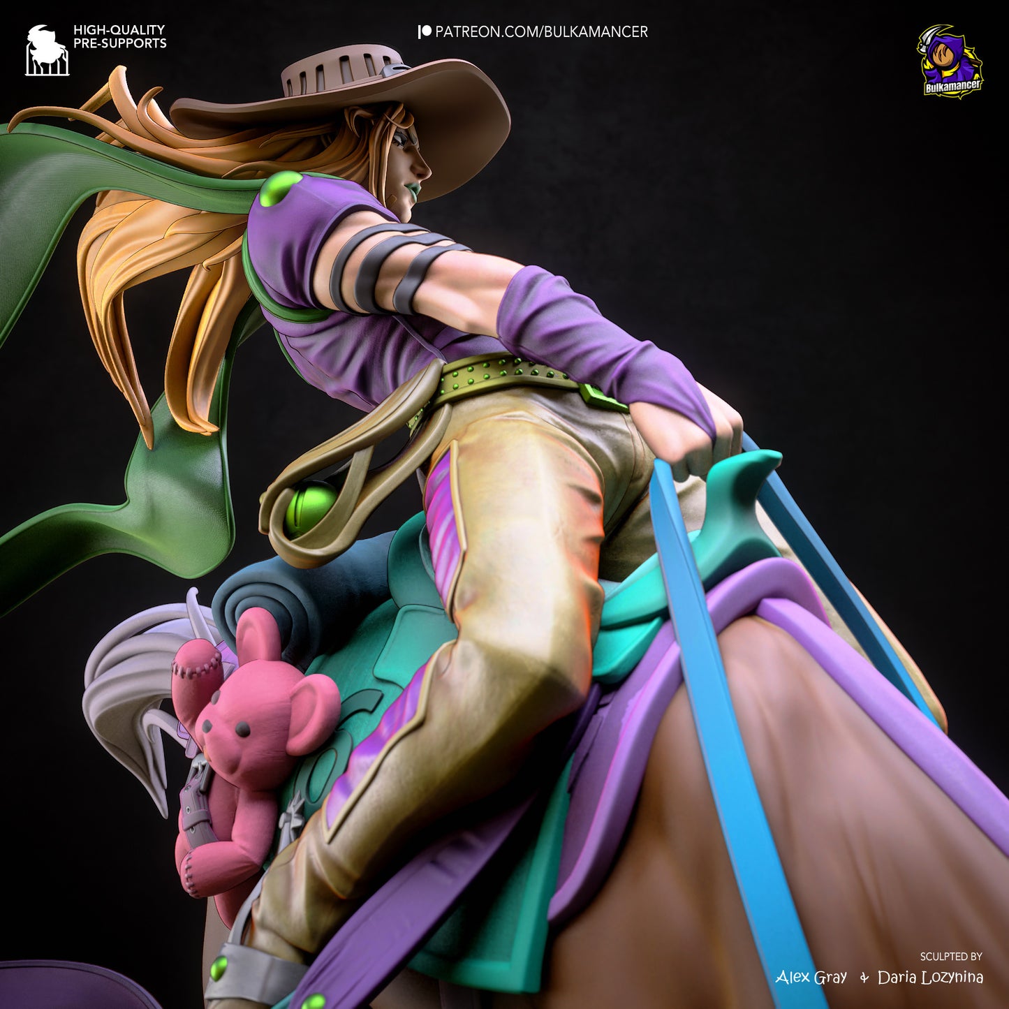 Gyro | Jojo's Bizarre Adventure | Handcrafted Figure