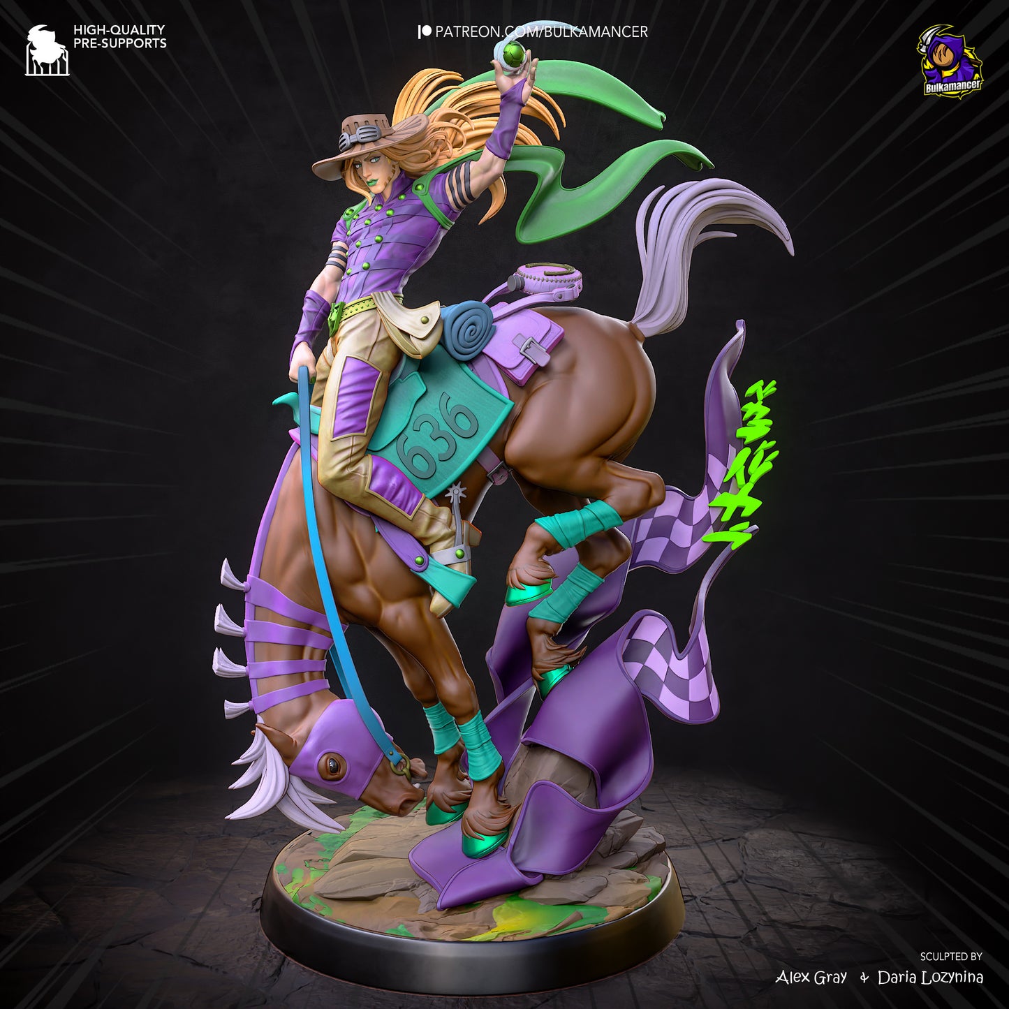 Gyro | Jojo's Bizarre Adventure | Handcrafted Figure