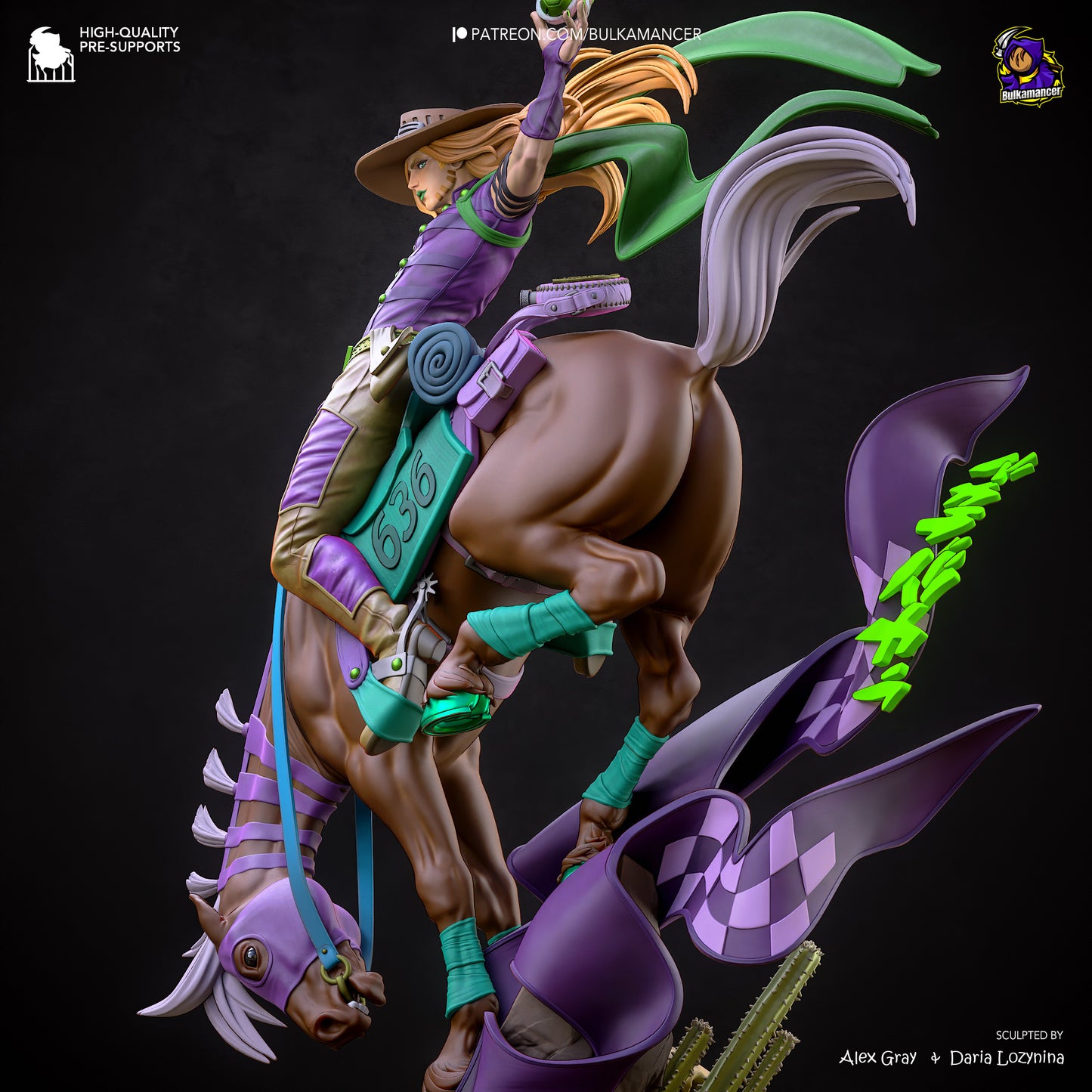 Gyro | Jojo's Bizarre Adventure | Handcrafted Figure