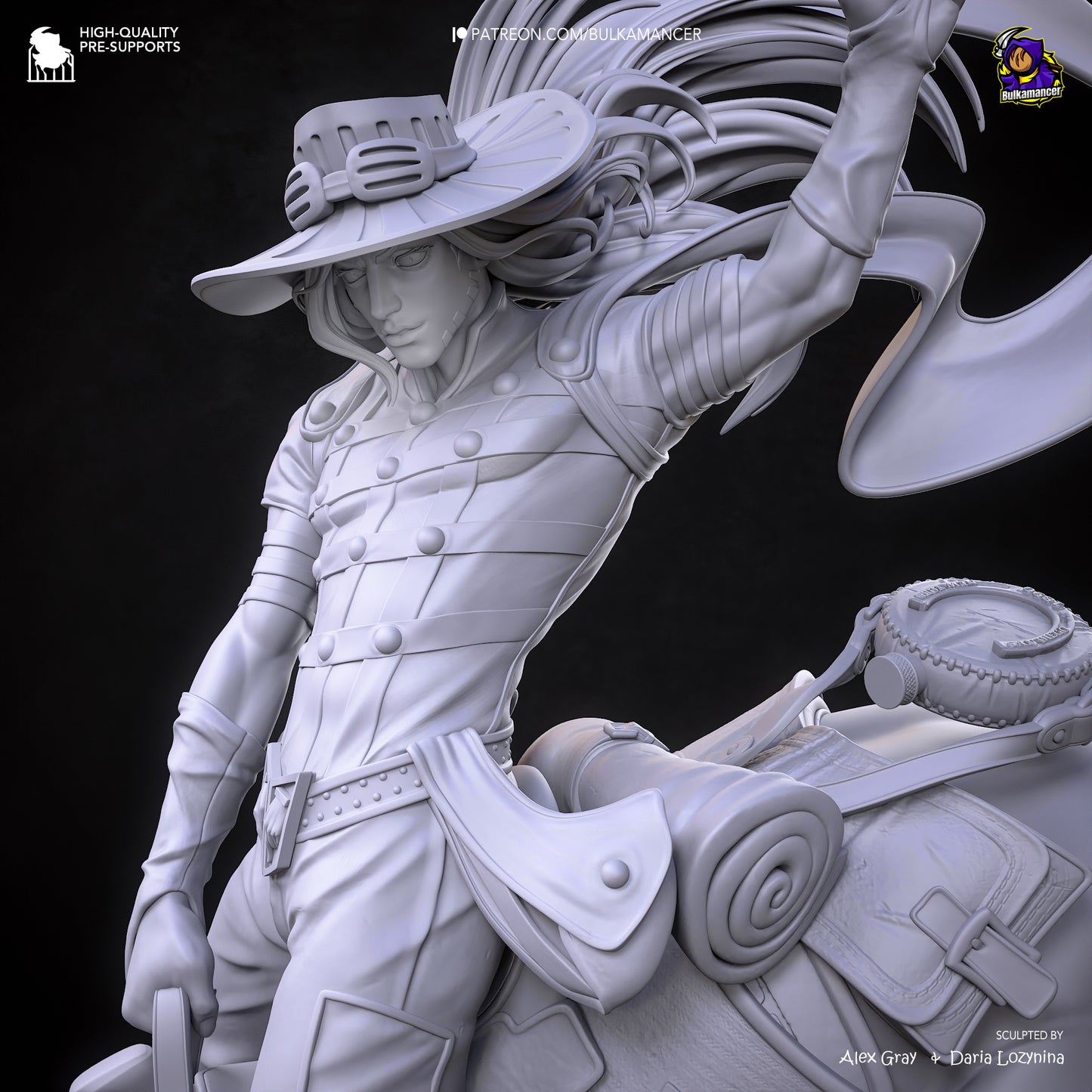 Gyro | Jojo's Bizarre Adventure | Handcrafted Figure