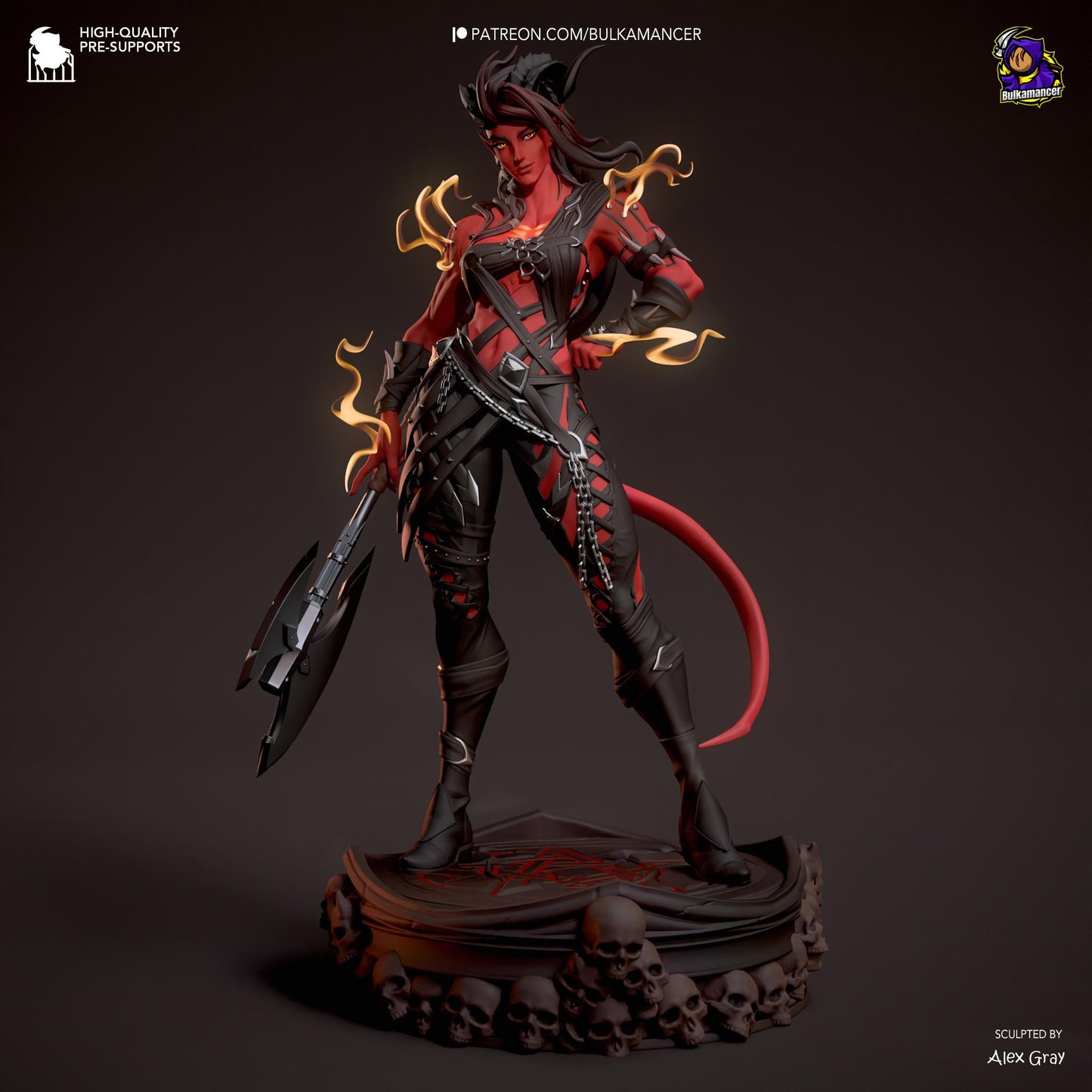Karlach | Baldur’s Gate 3 | Handcrafted Figure