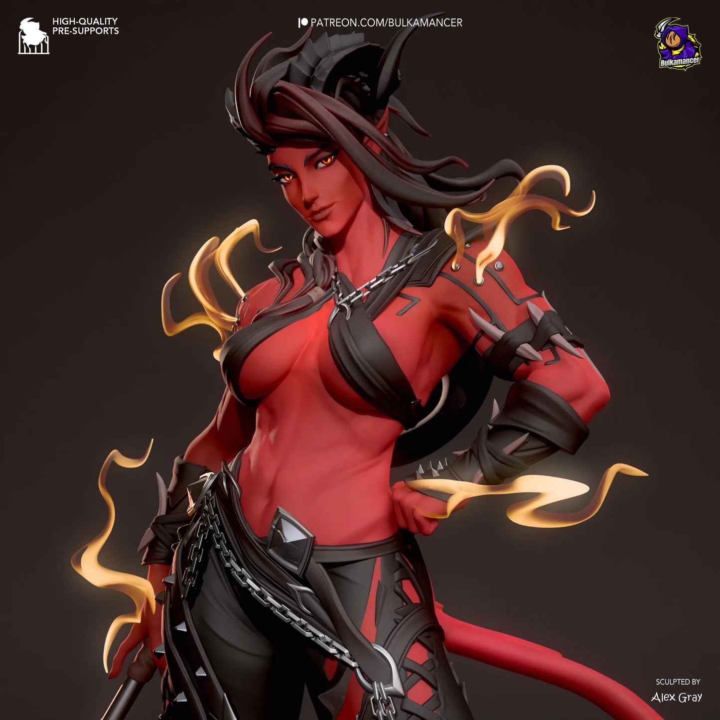 Karlach | Baldur’s Gate 3 | Handcrafted Figure