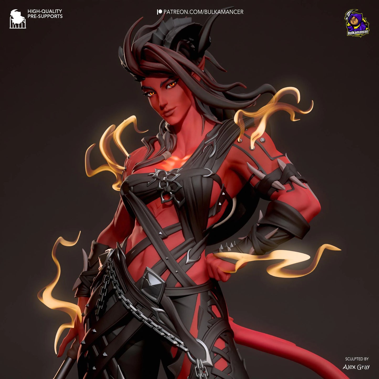 Karlach | Baldur’s Gate 3 | Handcrafted Figure