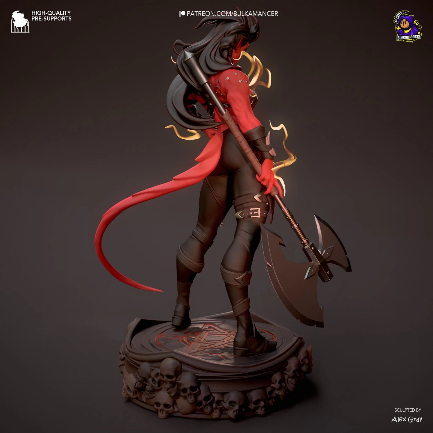 Karlach | Baldur’s Gate 3 | Handcrafted Figure