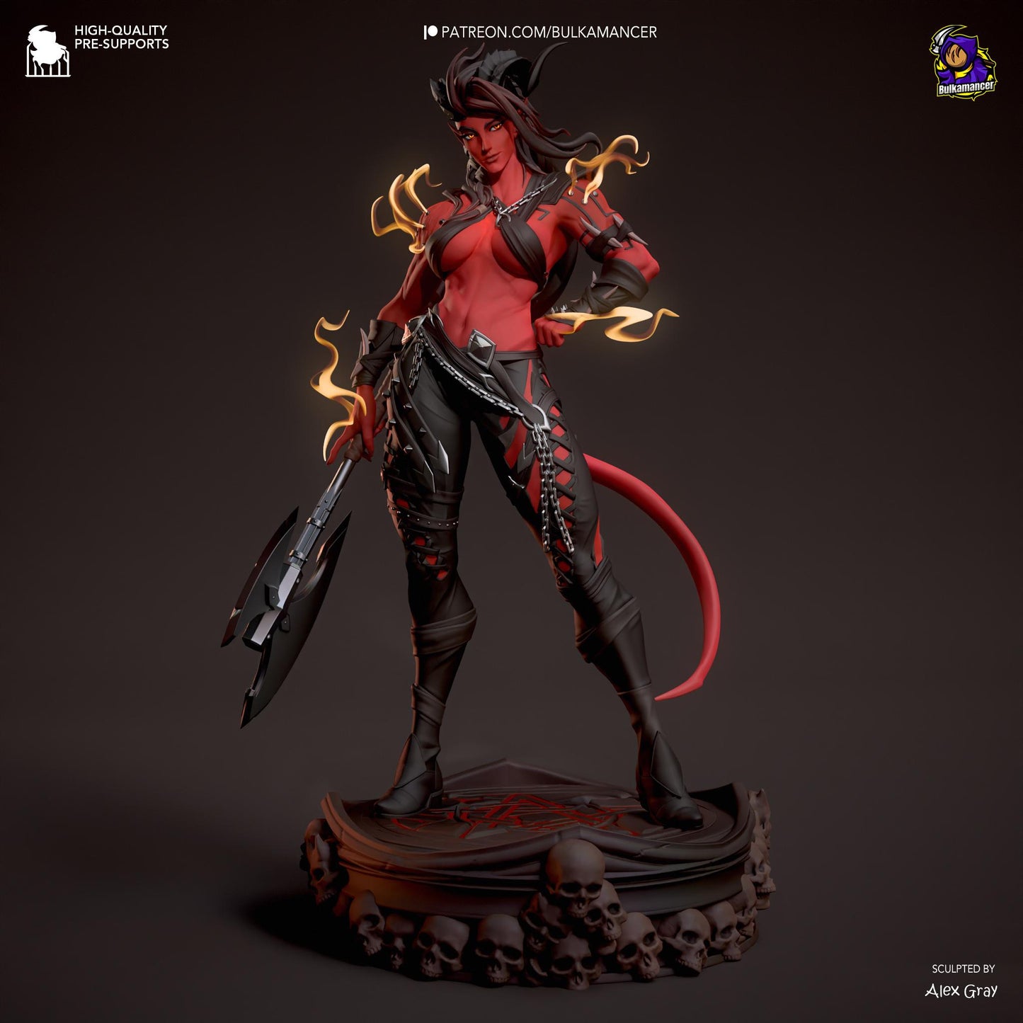 Karlach | Baldur’s Gate 3 | Handcrafted Figure