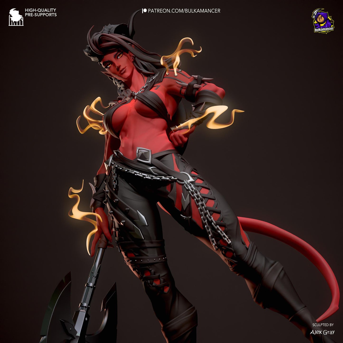 Karlach | Baldur’s Gate 3 | Handcrafted Figure