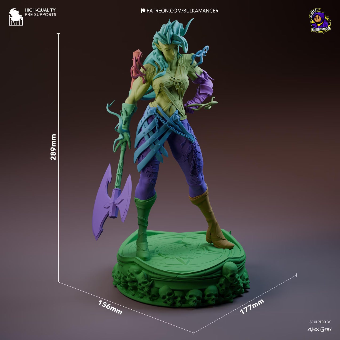 Karlach | Baldur’s Gate 3 | Handcrafted Figure