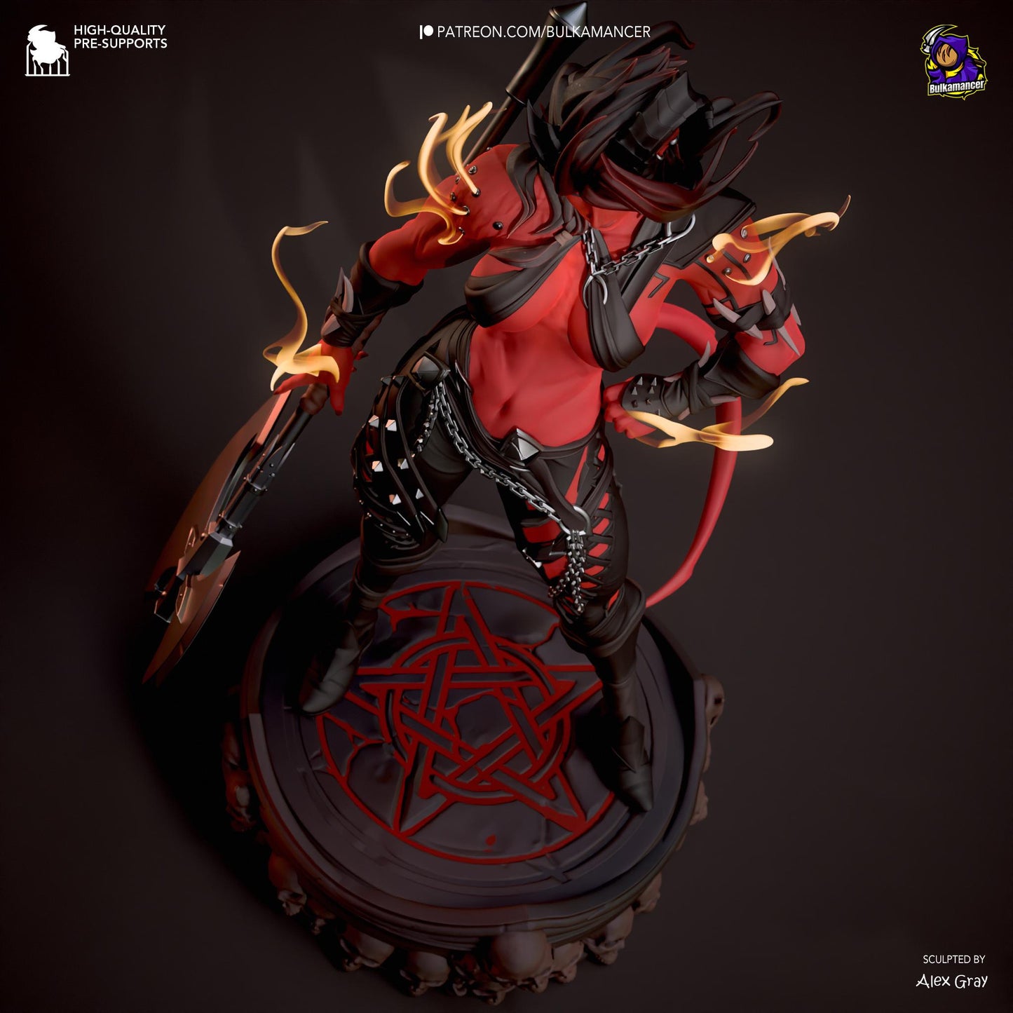 Karlach | Baldur’s Gate 3 | Handcrafted Figure