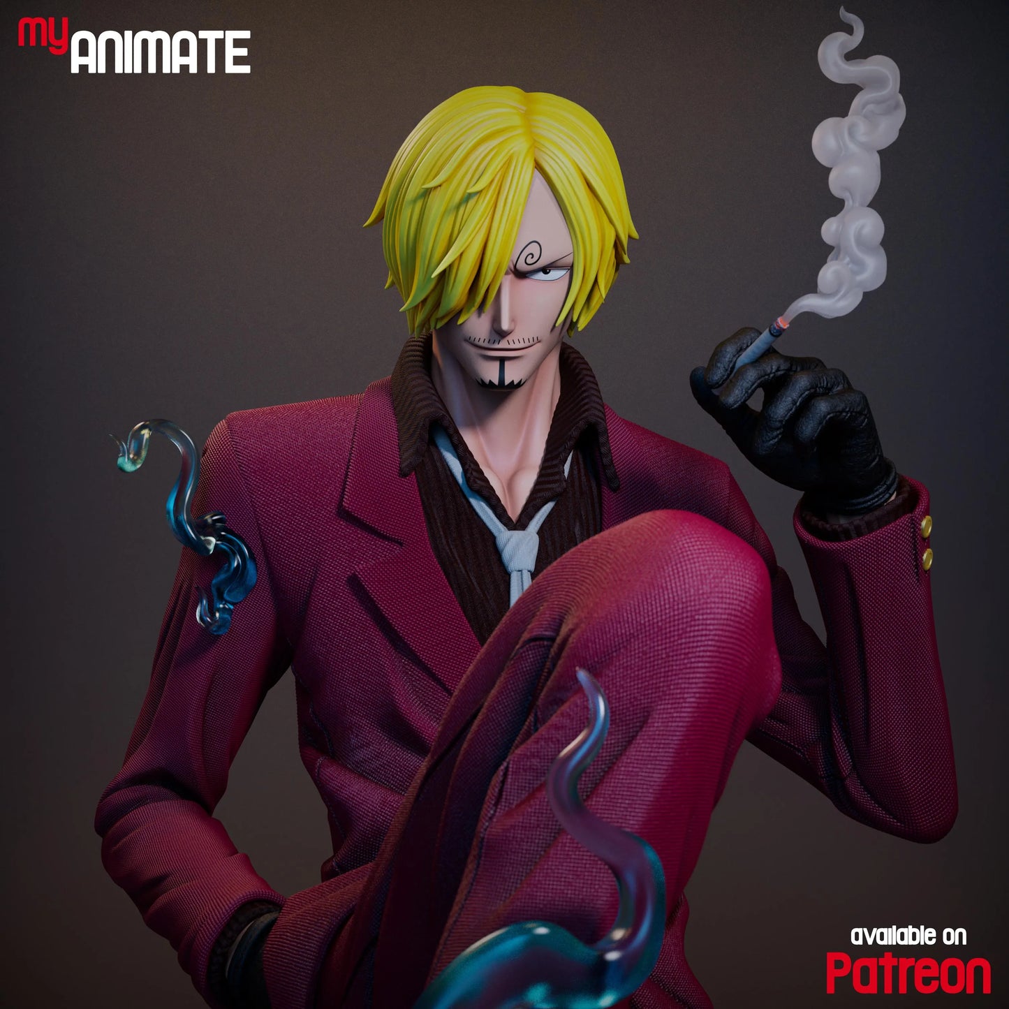 Stylish Chef Fighter | Handcrafted Figure