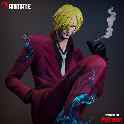 Stylish Chef Fighter | Handcrafted Figure