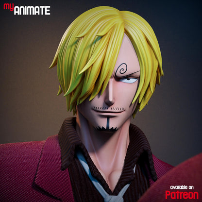 Stylish Chef Fighter | Handcrafted Figure