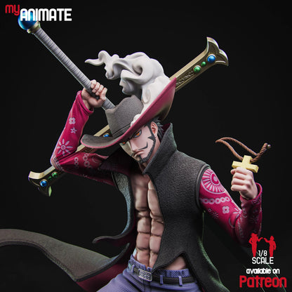 Hawk-Eyed Swordsman | Handcrafted Figure