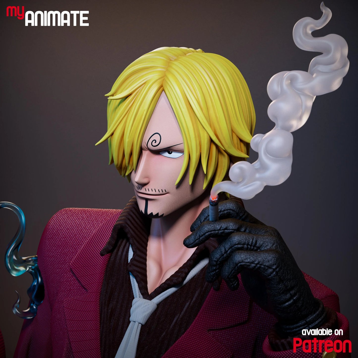 Stylish Chef Fighter | Handcrafted Figure