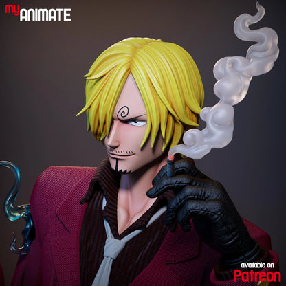 Stylish Chef Fighter | Handcrafted Figure