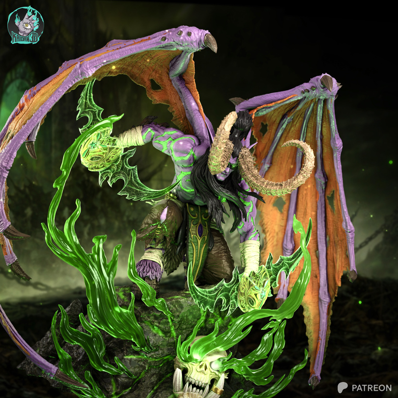 Illidan | World of Warcraft | Handcrafted Figure
