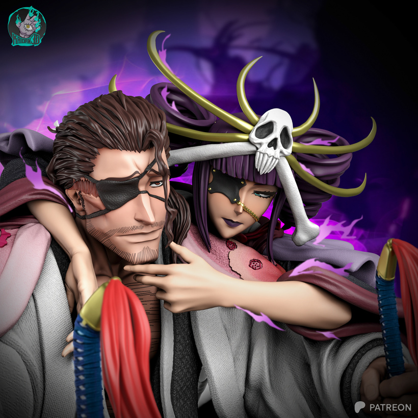 Kyoraku Shunsui | Bleach | Handcrafted Figure