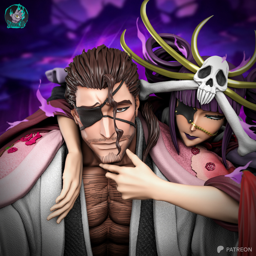 Kyoraku Shunsui | Bleach | Handcrafted Figure