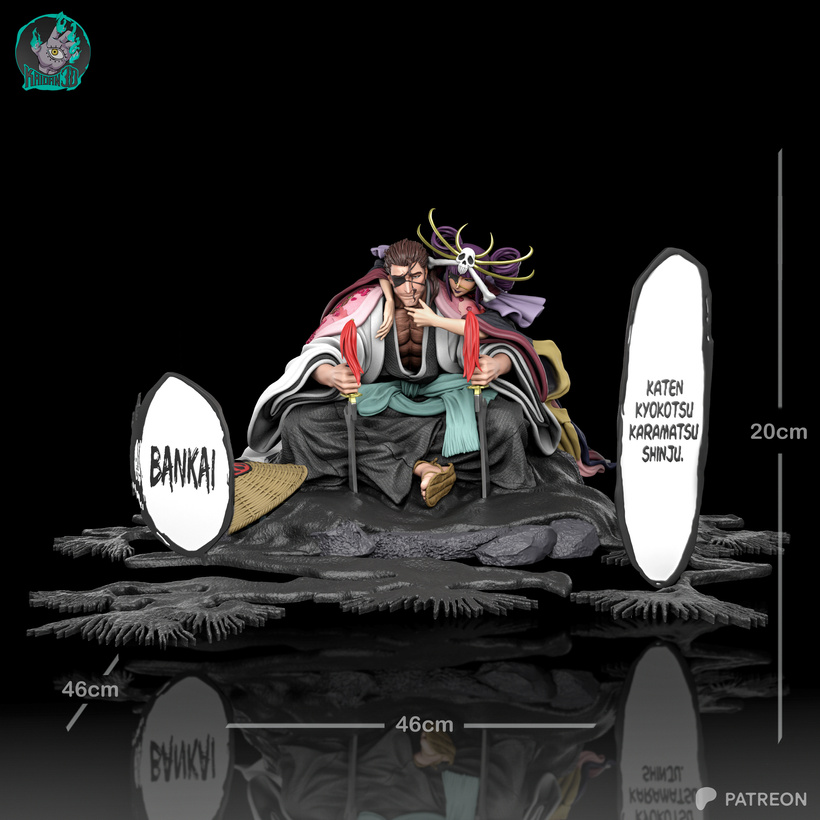 Kyoraku Shunsui | Bleach | Handcrafted Figure