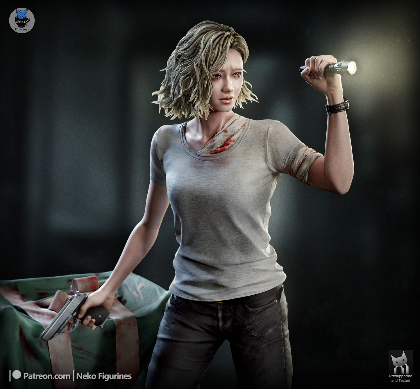 Grace FBI Agent | Survival Horror Game | Handcrafted Figure