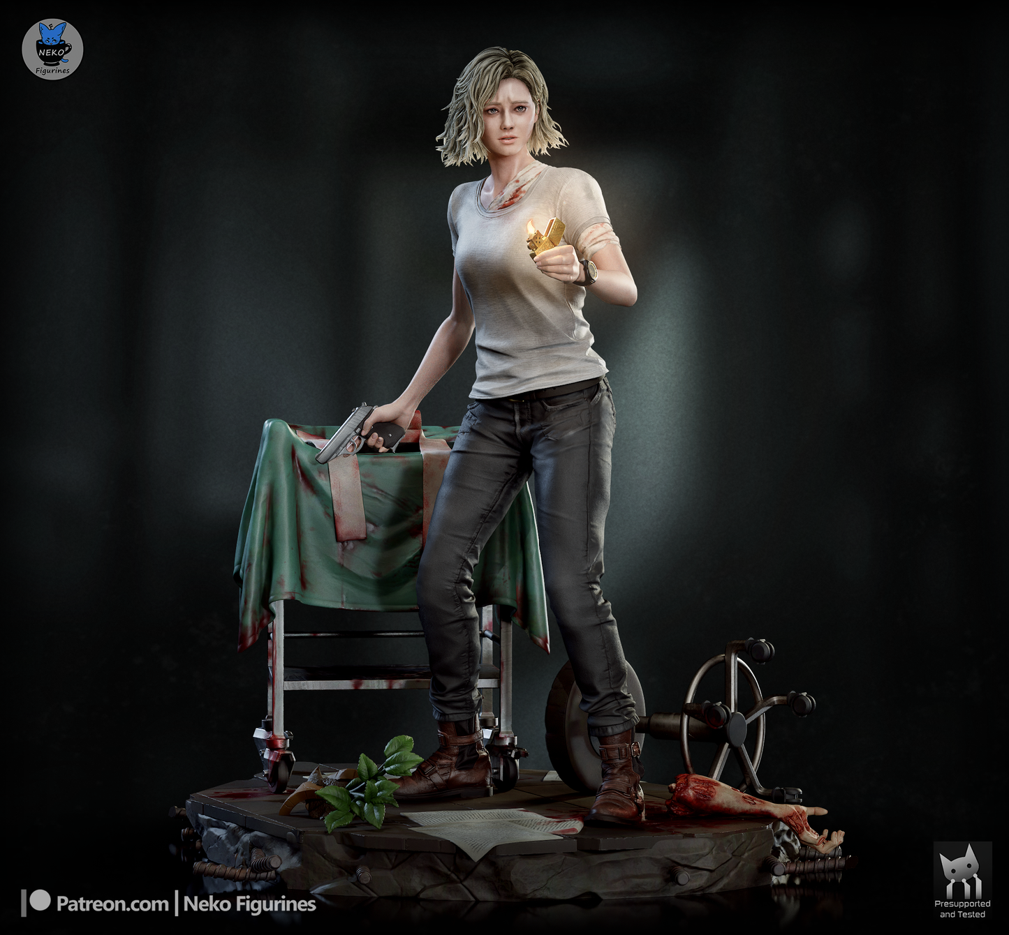 Grace FBI Agent | Survival Horror Game | Handcrafted Figure