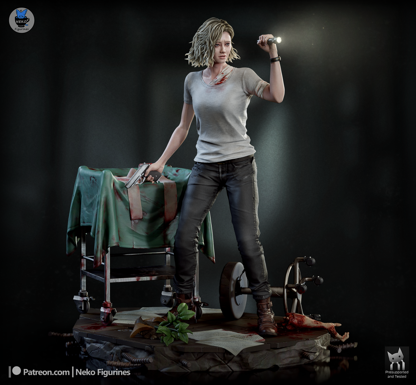Grace FBI Agent | Survival Horror Game | Handcrafted Figure