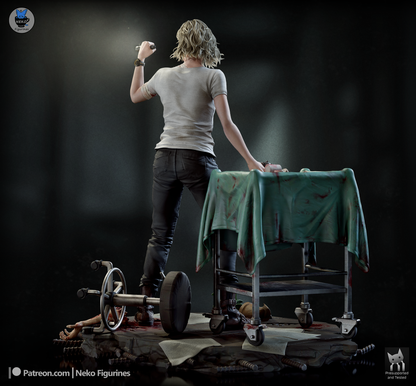 Grace FBI Agent | Survival Horror Game | Handcrafted Figure