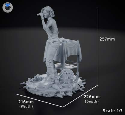 Grace FBI Agent | Survival Horror Game | Handcrafted Figure