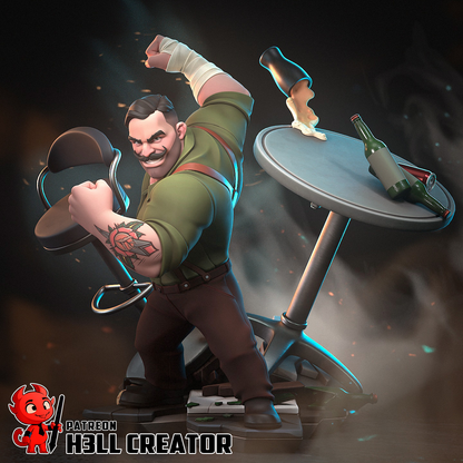 Punch Up | Dispatch | Handcrafted Figure