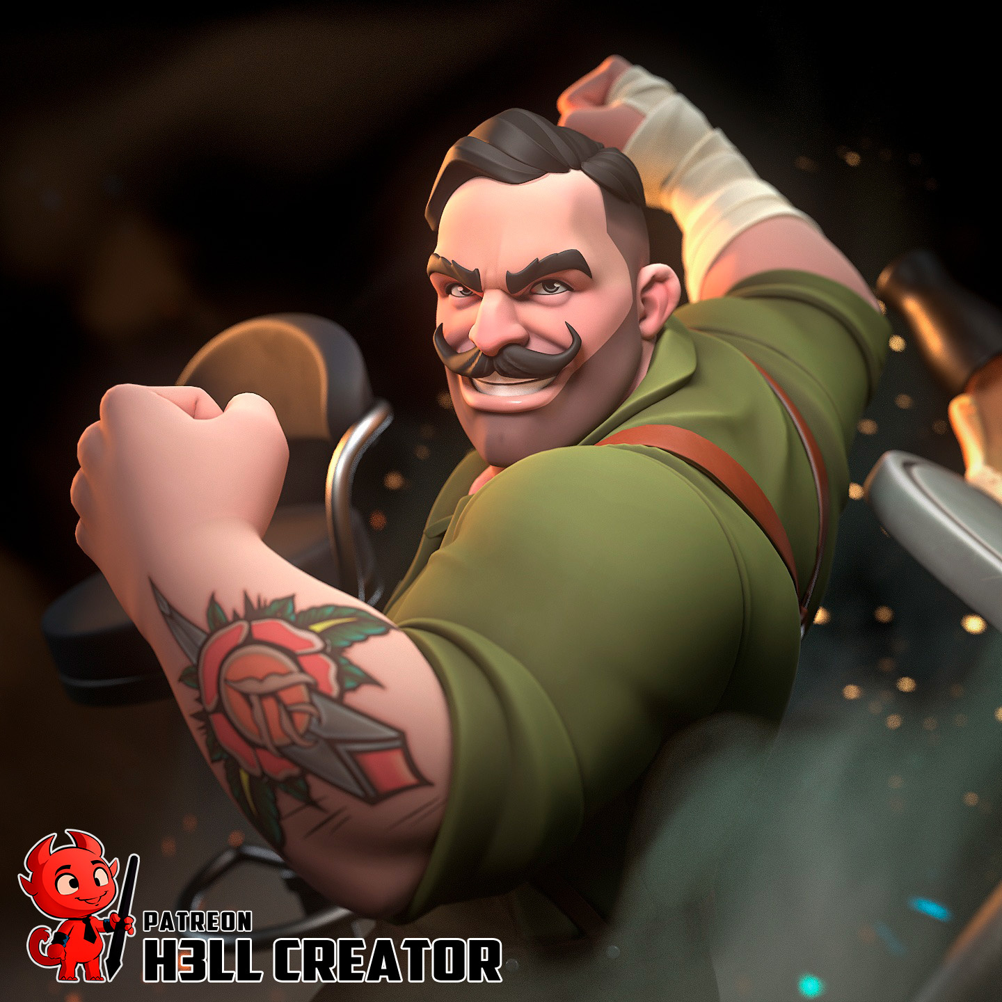Punch Up | Dispatch | Handcrafted Figure