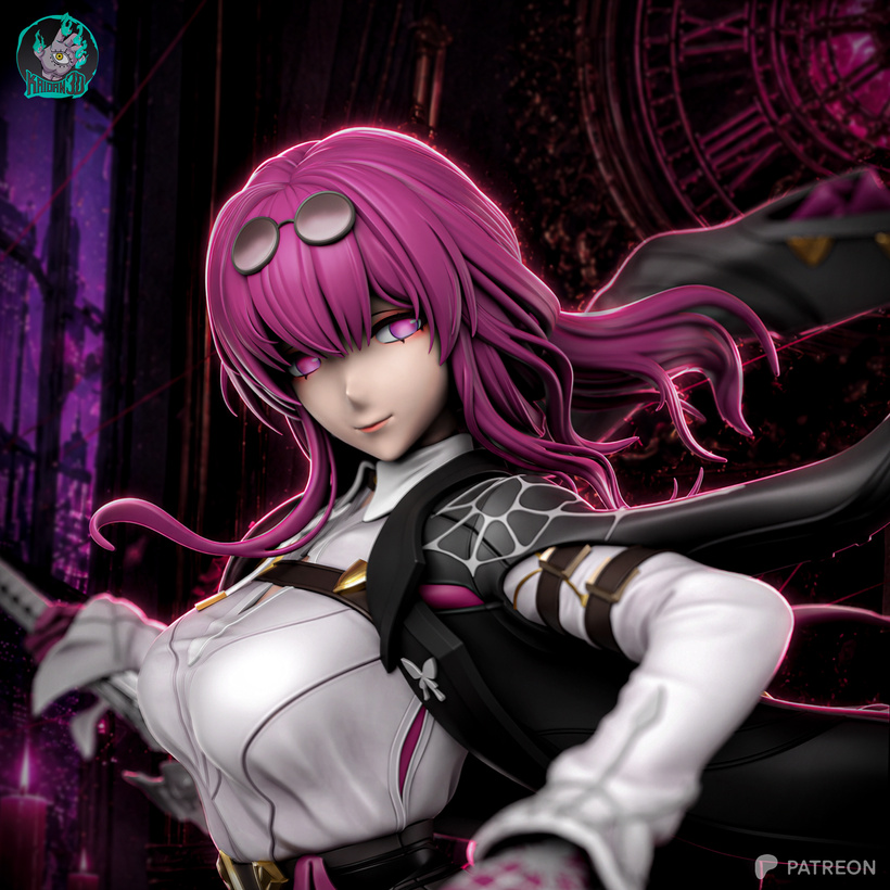 Kafka | Honkai Star Rail | Handcrafted Figure