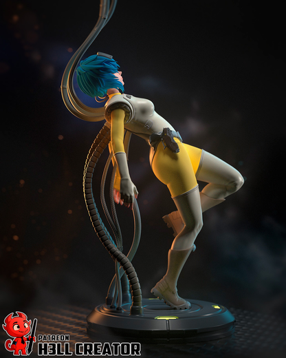 Motoko | Ghost in the Shell | Handcrafted Figure