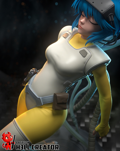 Motoko | Ghost in the Shell | Handcrafted Figure