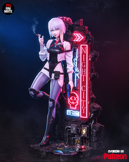 Lucy | Cyberpunk: Edgerunners | Handcrafted Figure
