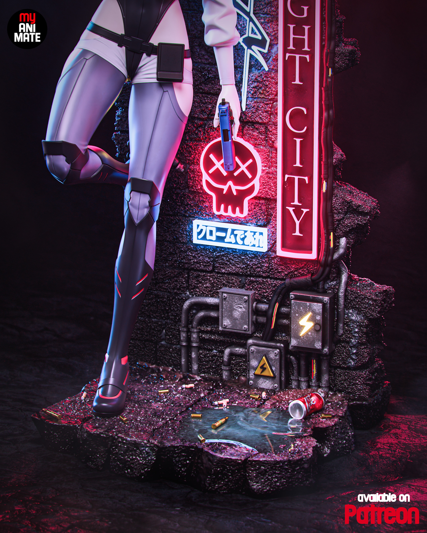 Lucy | Cyberpunk: Edgerunners | Handcrafted Figure