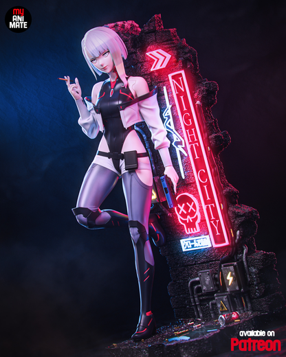 Lucy | Cyberpunk: Edgerunners | Handcrafted Figure