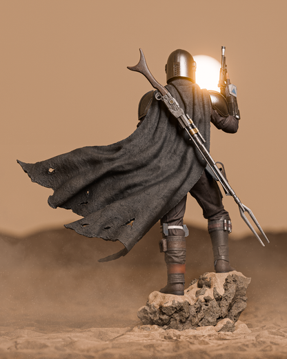 Armored Bounty Hunter | Handcrafted Figure