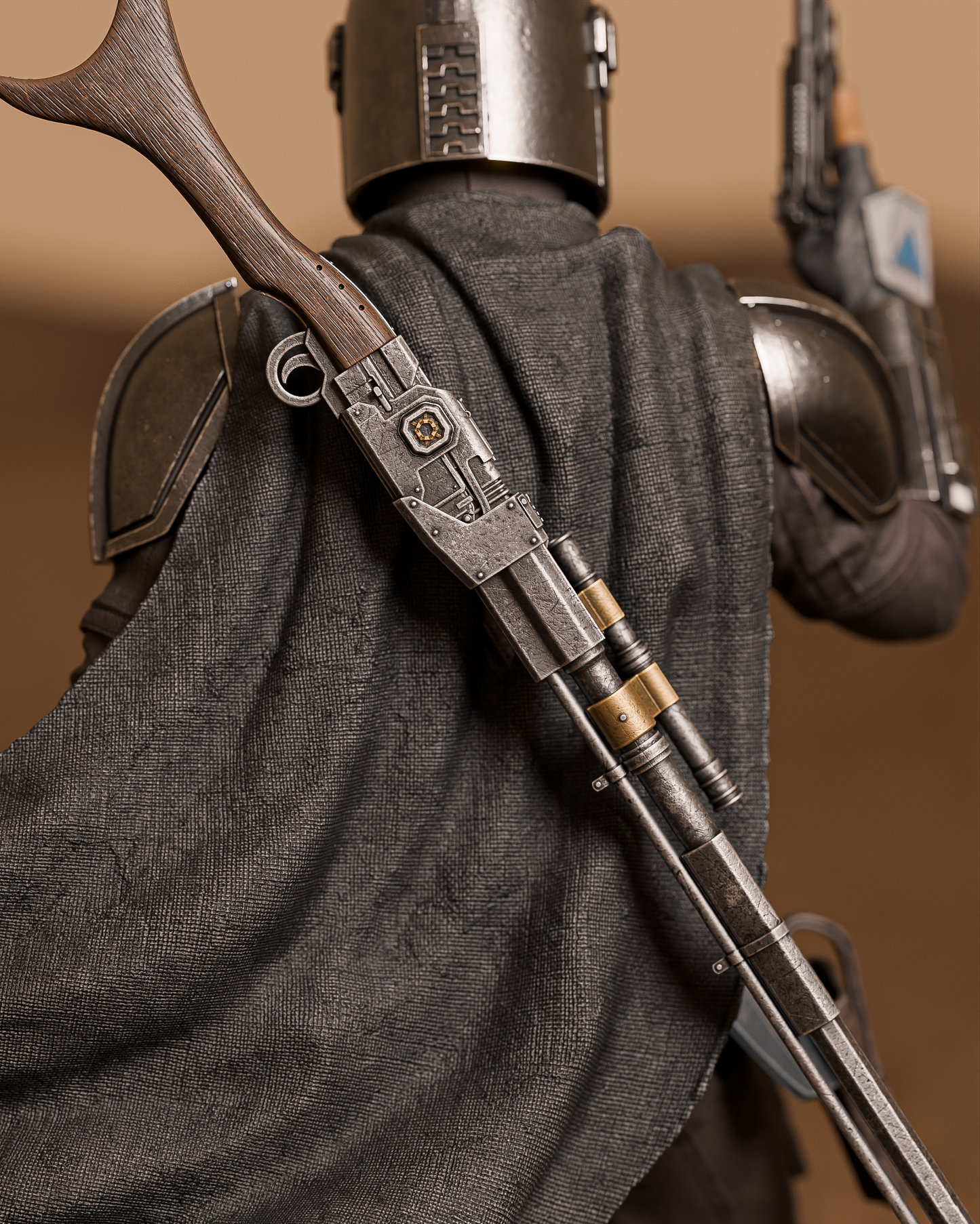 Armored Bounty Hunter | Handcrafted Figure