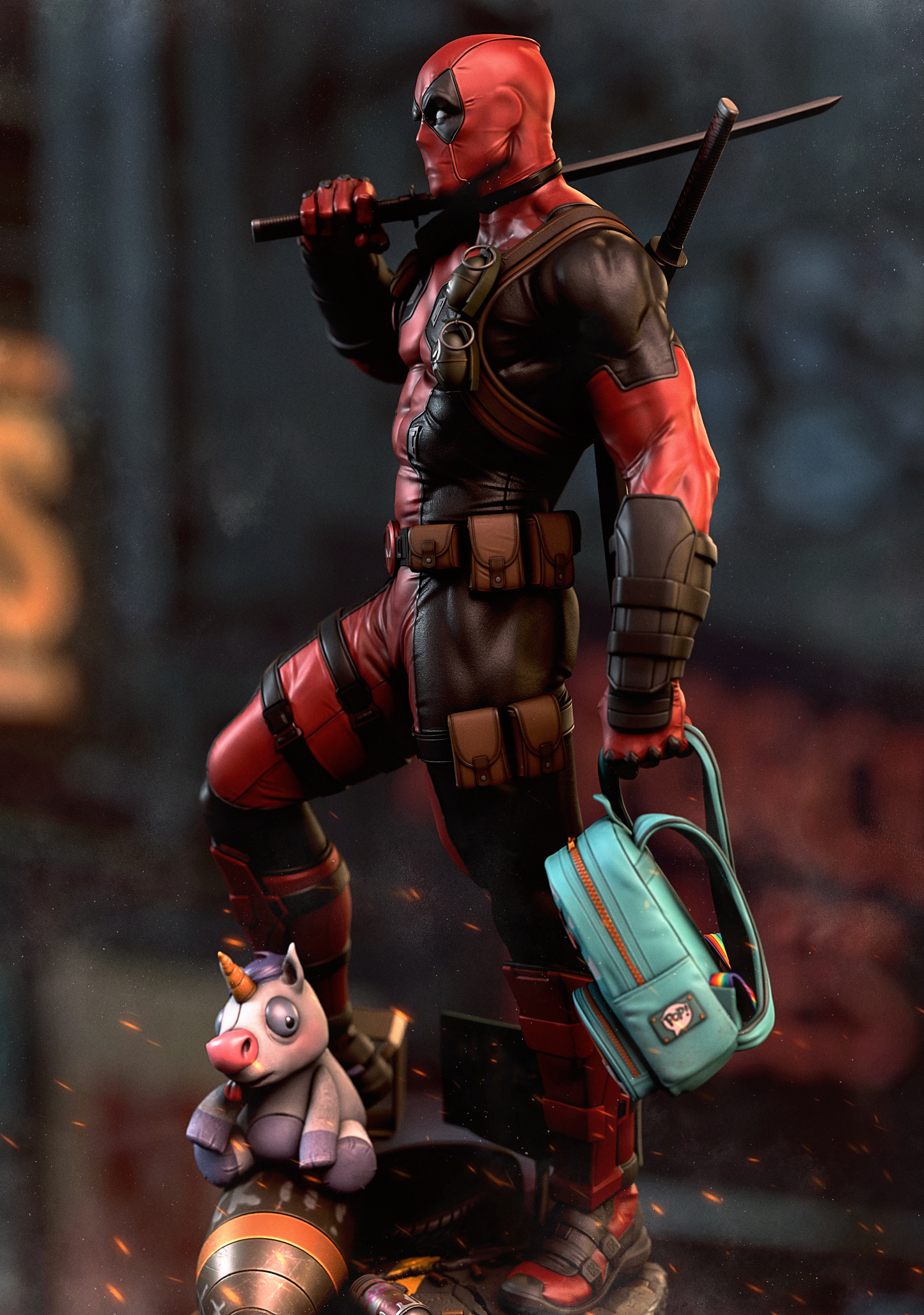 Masked Mercenary | Handcrafted Figure