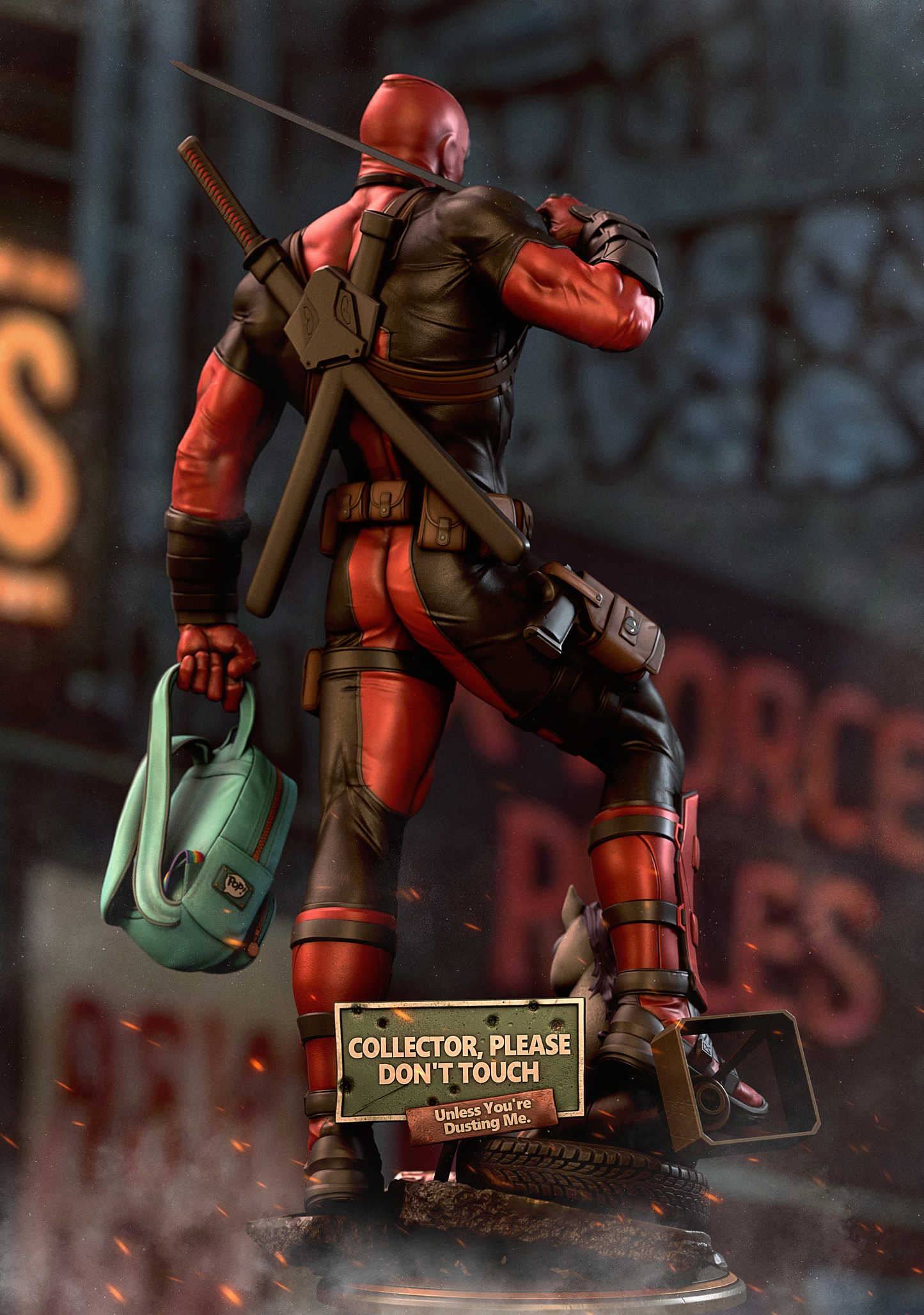 Masked Mercenary | Handcrafted Figure