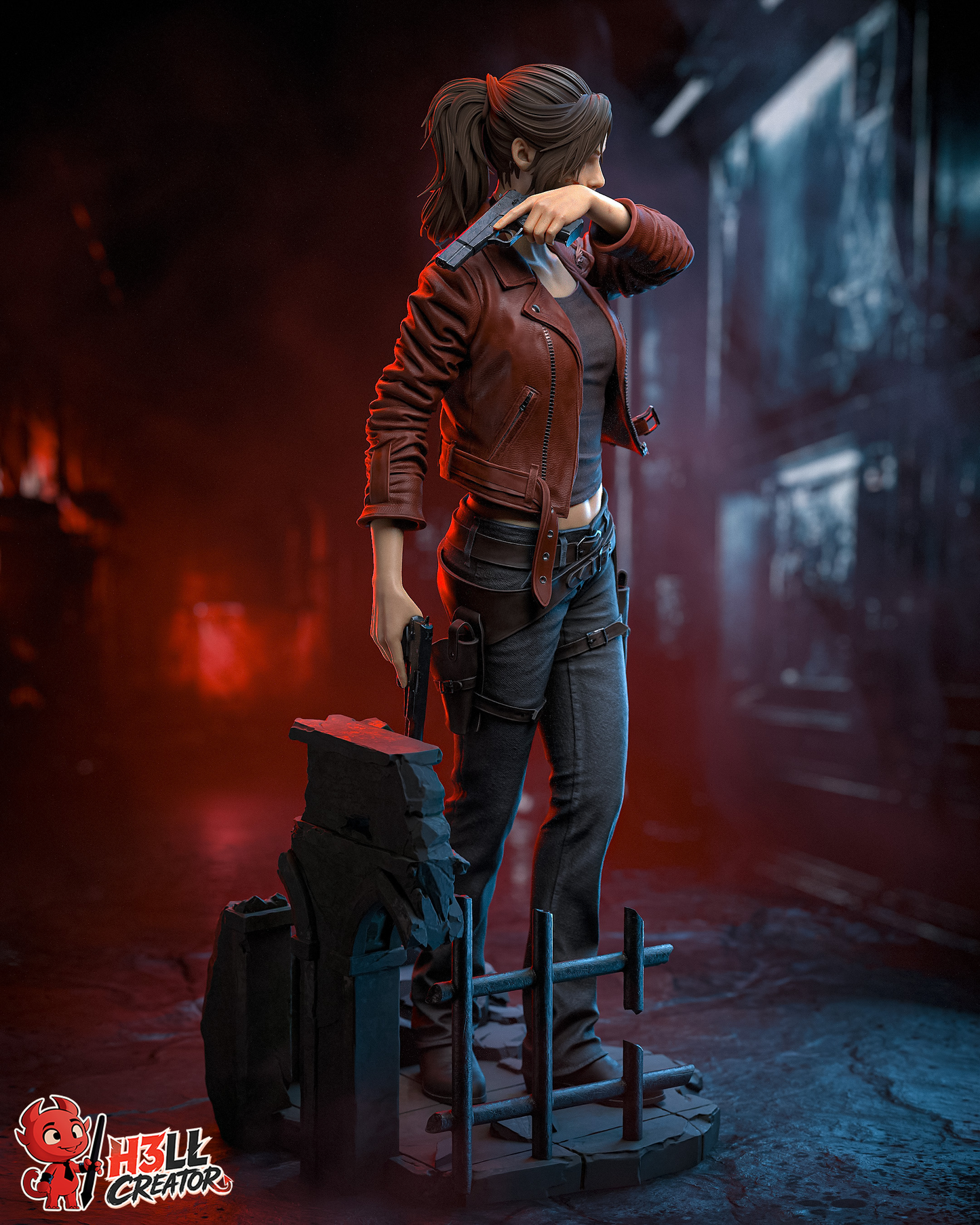 Red Jacket Survivor | Handcrafted Figure