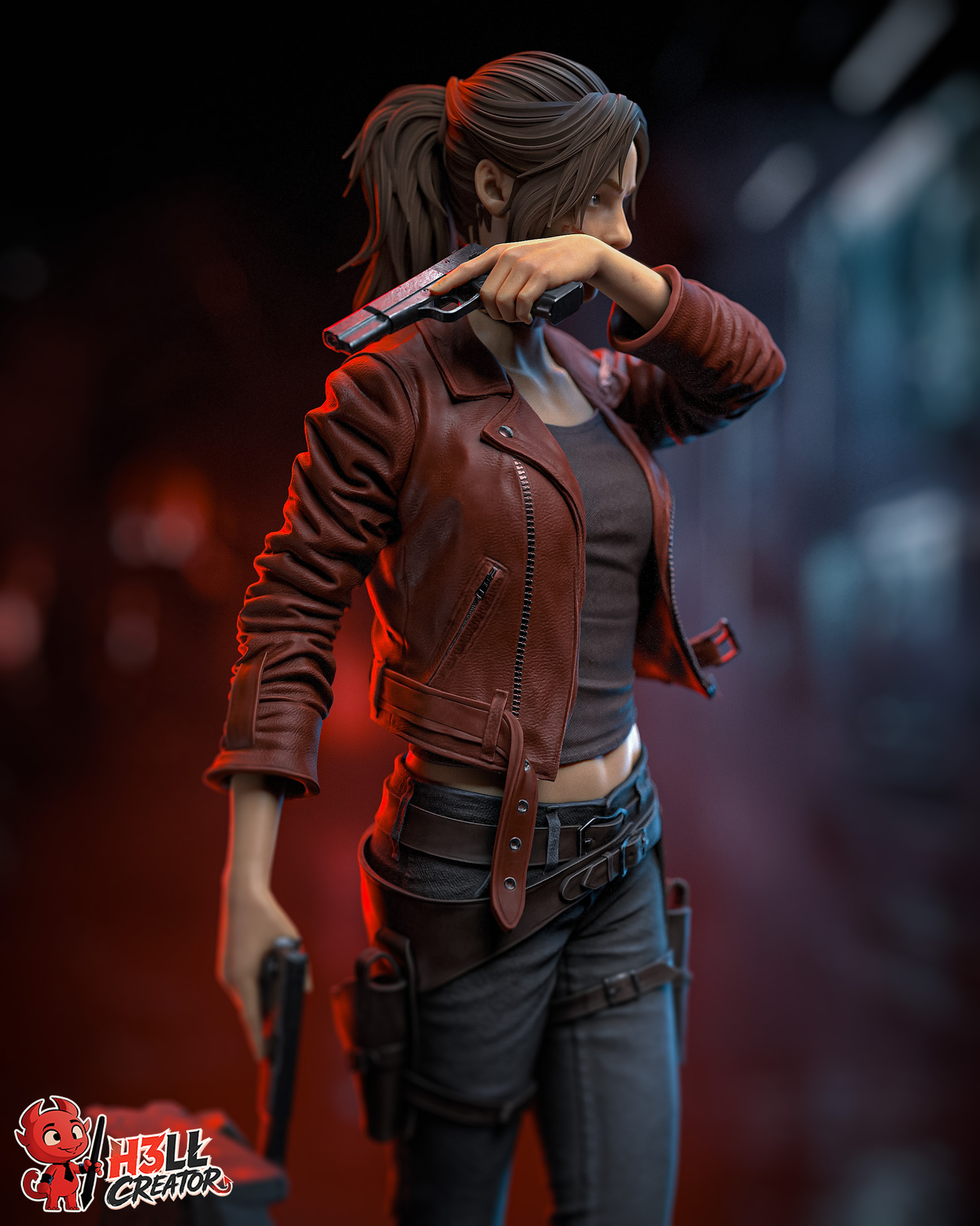 Red Jacket Survivor | Handcrafted Figure