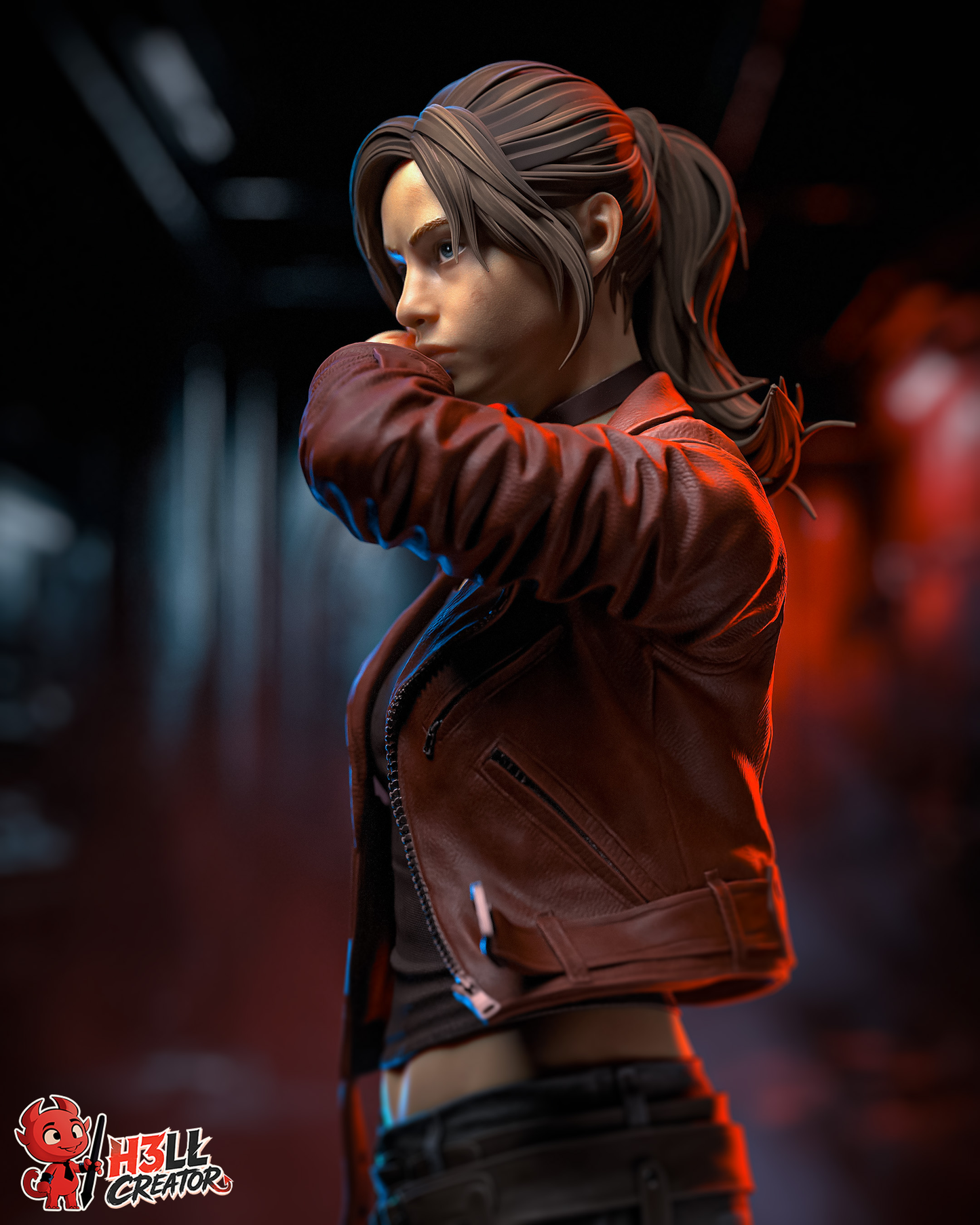 Red Jacket Survivor | Handcrafted Figure