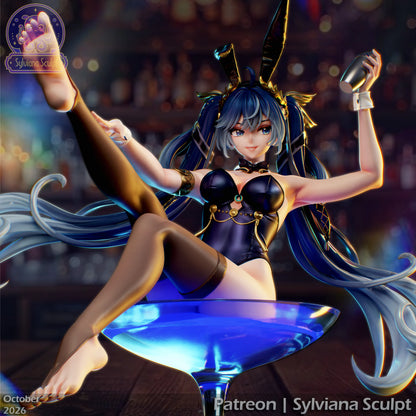 Moonlit Bunny | Handcrafted Figure