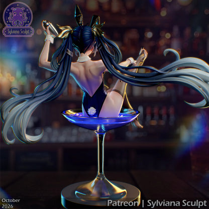 Moonlit Bunny | Handcrafted Figure