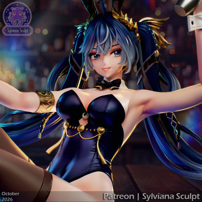 Moonlit Bunny | Handcrafted Figure